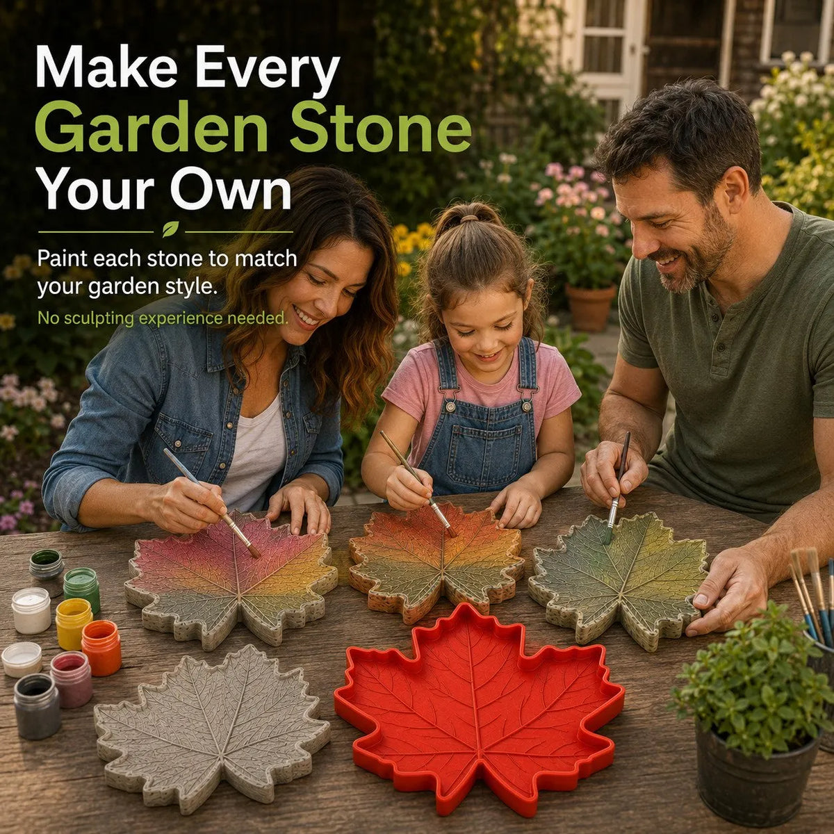 💥 LAST DAY 49% OFF – 🌿 Reusable Decorative Garden Stepping Stone Mold – Make Your Garden Truly One of a Kind (📦 Buy 2, Get Free Shipping)