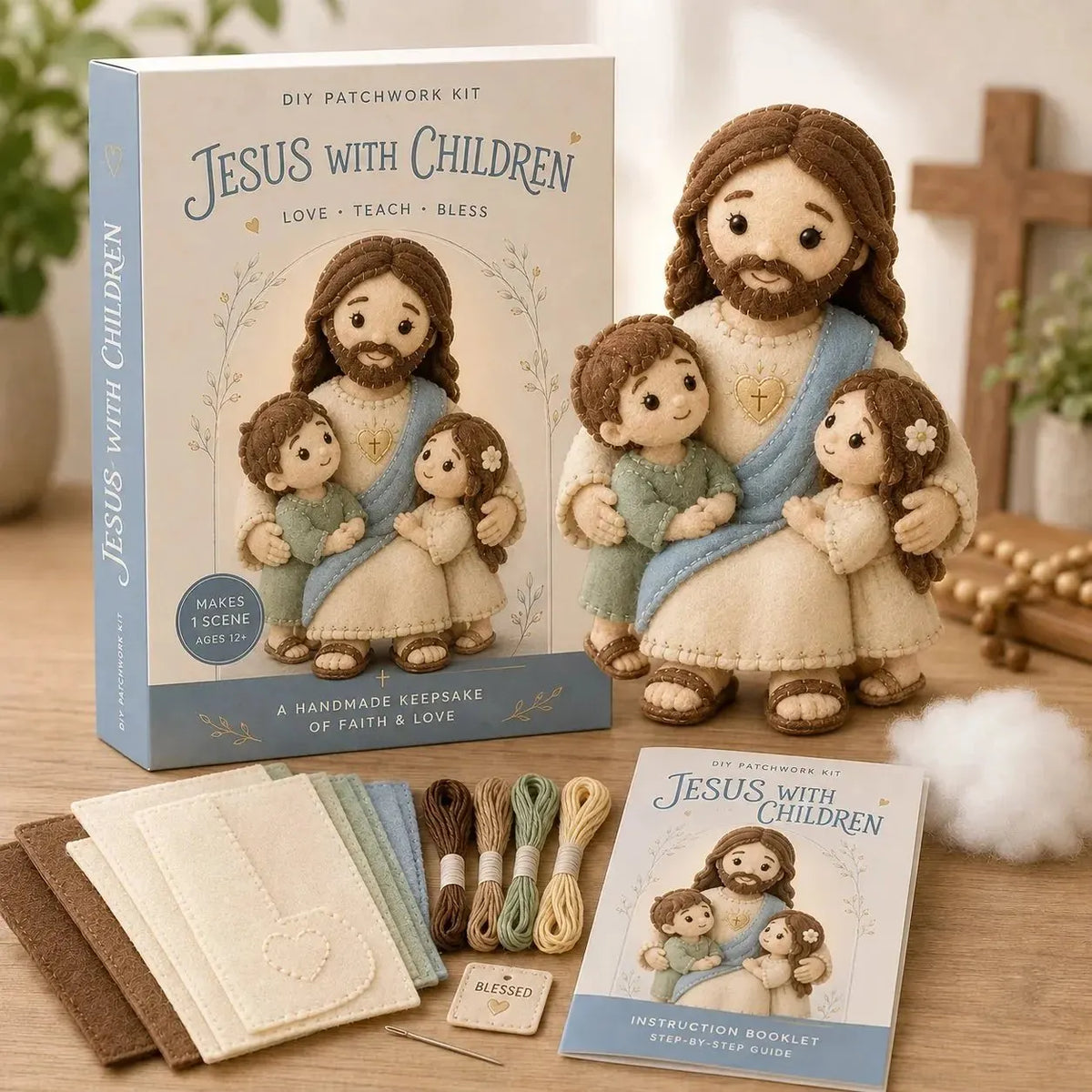 🔥HOT SALE🔥LAST DAY 50% OFF - ✝️ Faith & Blessings DIY Patchwork Kit