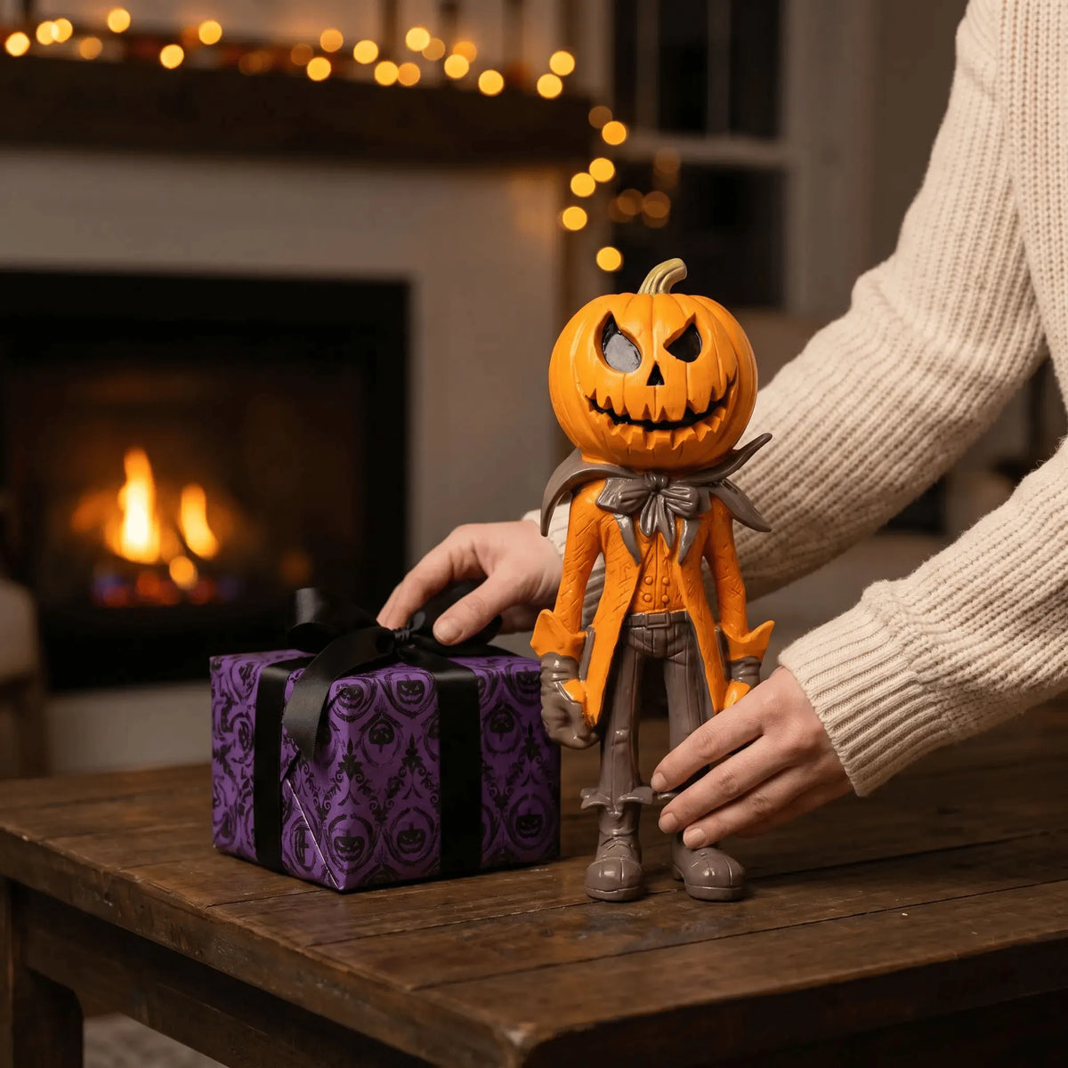 🎁🎉Only $28.99 This Week🌟👻Halloween Pumpkin Man Figurine/Decoration🎃
