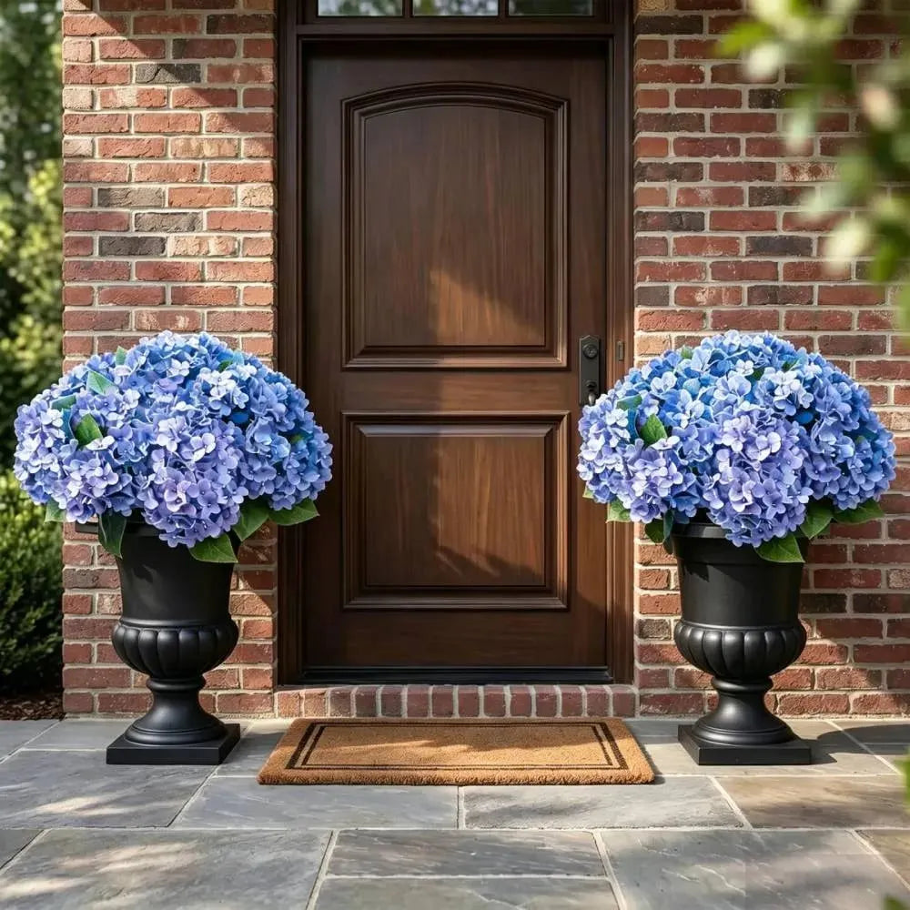 ✨This Week's Special Price $26.99💥🔥Artificial Outdoor Hydrangea Flowers - UV resistant, Waterproof, Windproof