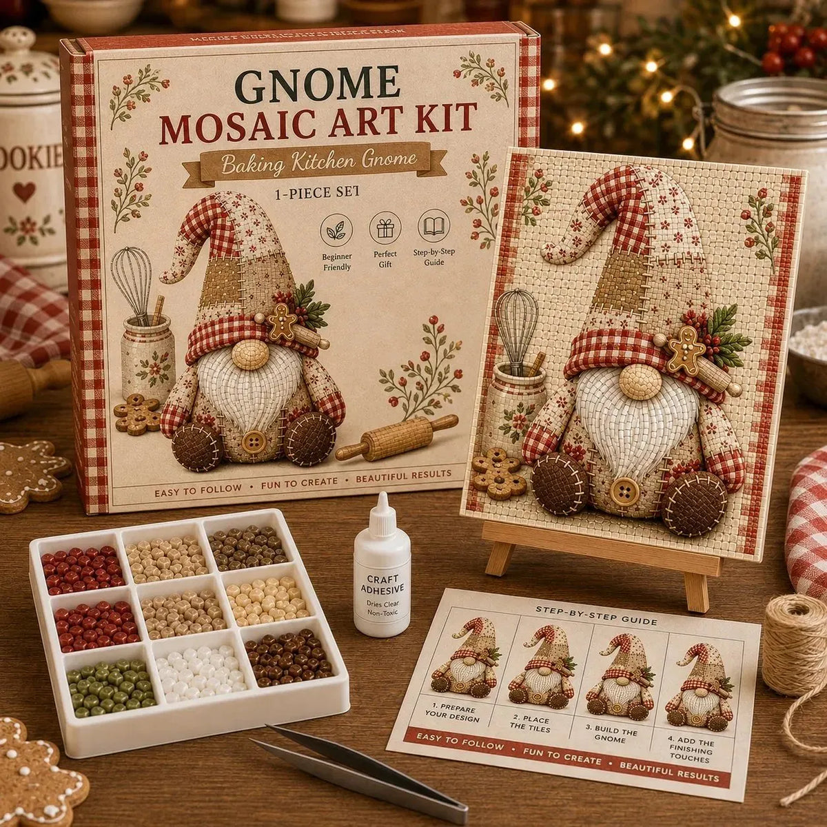 🔥HOT SALE 49% OFF -  DIY🌸Gnome Mosaic Art Kit – Create Your Own Charming Handmade Masterpiece