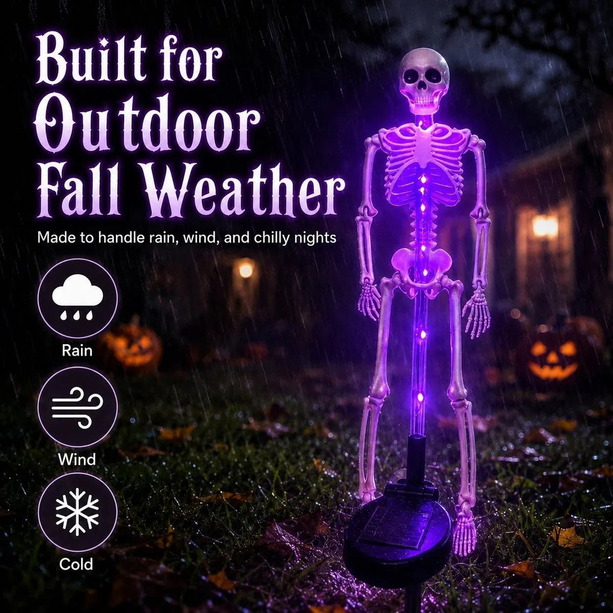 Solar Skeleton YardStake