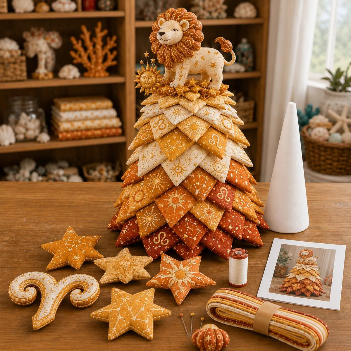 ⏳ Last Day 49% OFF – ♓ Beginner-Friendly DIY Layered Pisces Zodiac Quilted Tree Kit | Complete Kit with All Tools & Step-by-Step Guide Included 💕