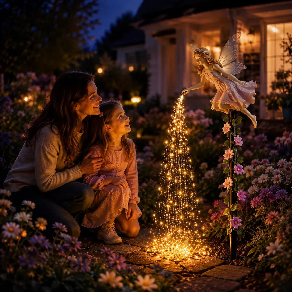 🌸🔥Today 49% OFF🧚‍♀️Fairy Sprinkling Magic Dust Garden Light
