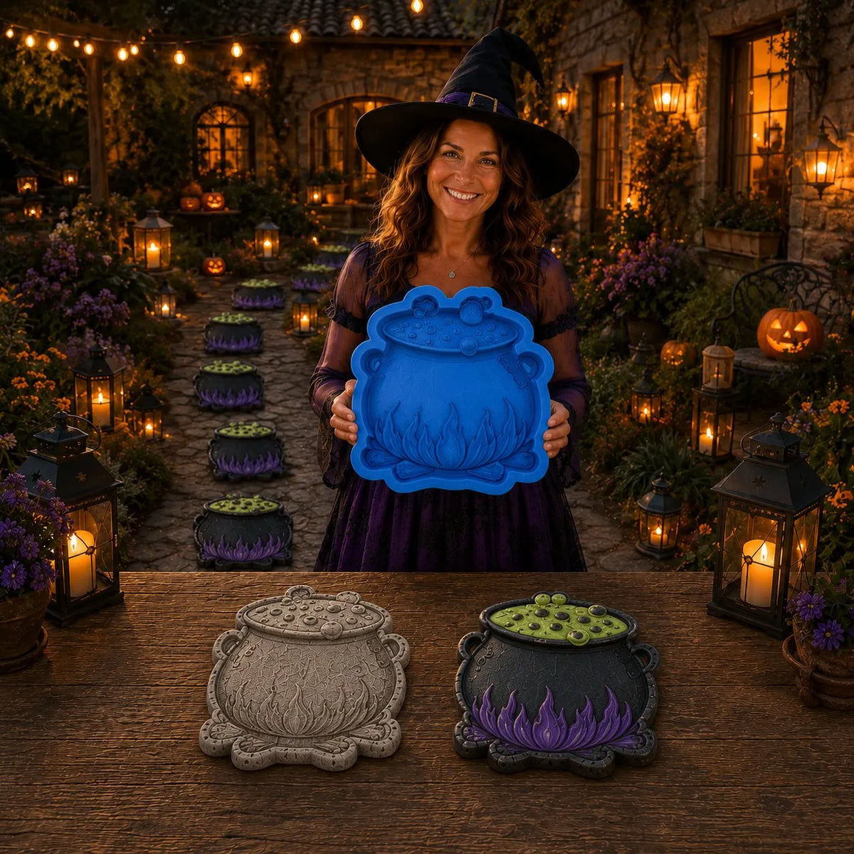 💥 LAST DAY 49% OFF - 🎃 Reusable Pumpkin Garden Stepping Stone Mold – Make Your Halloween Garden Truly One of a Kind (📦Buy 2 Free Shipping)