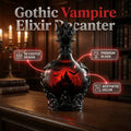 🔥Halloween Magic Potion-Style Whiskey Bottle – Gothic Vampire Elixir Decanter