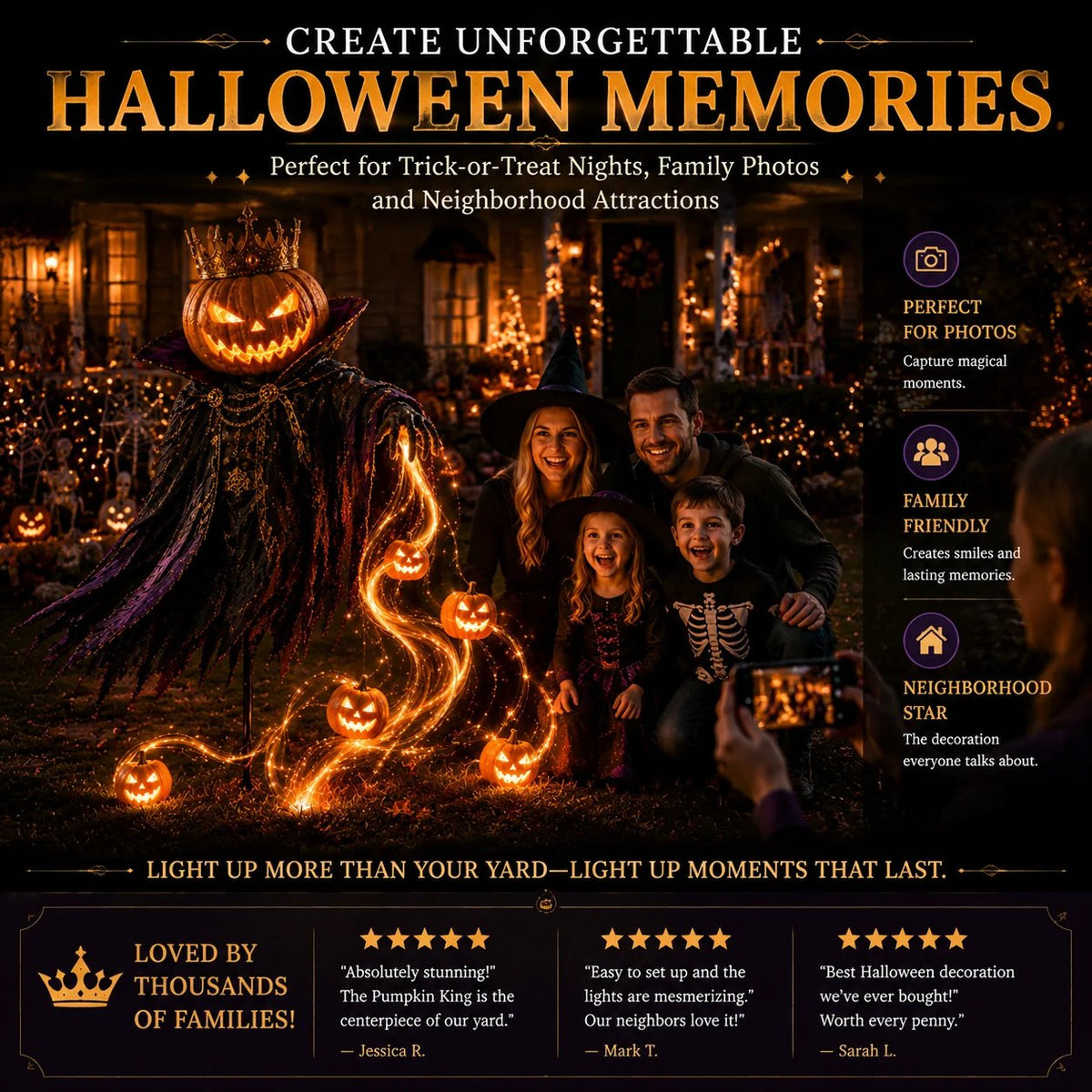 🔥Buy 2 Get 20% OFF🔥🎁🎃Flowing LED Halloween Yard Light