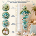 ⏳ Last Day 49% OFF – 🌊 Beginner-Friendly Ocean Animal Spiral Crochet Hanging Ornament Kit | Complete Kit with All Tools & Step-by-Step Guide Included 💕