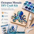 🌊 Octopus Mosaic Kit | Beginner-Friendly DIY Glass Craft with Step-by-Step Instructions