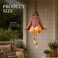 🌸🏠Vintage Hanging Flower Lights – Warm Glow Garden & Patio Decor
