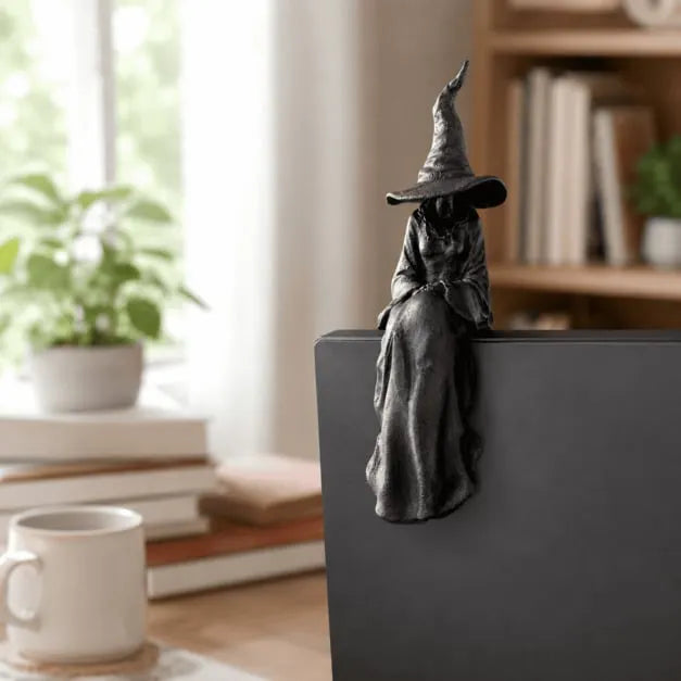🔥Last Day 50% OFF 🧙‍♀️Mysterious Perched Bookshelf Figurine