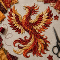 🎉🌙 Beginner-Friendly Mythic Wilds DIY Layered Patchwork Art Kit | Complete Kit with Patterned Fabrics, Sewing Materials & Step-by-Step Guide Included 💕