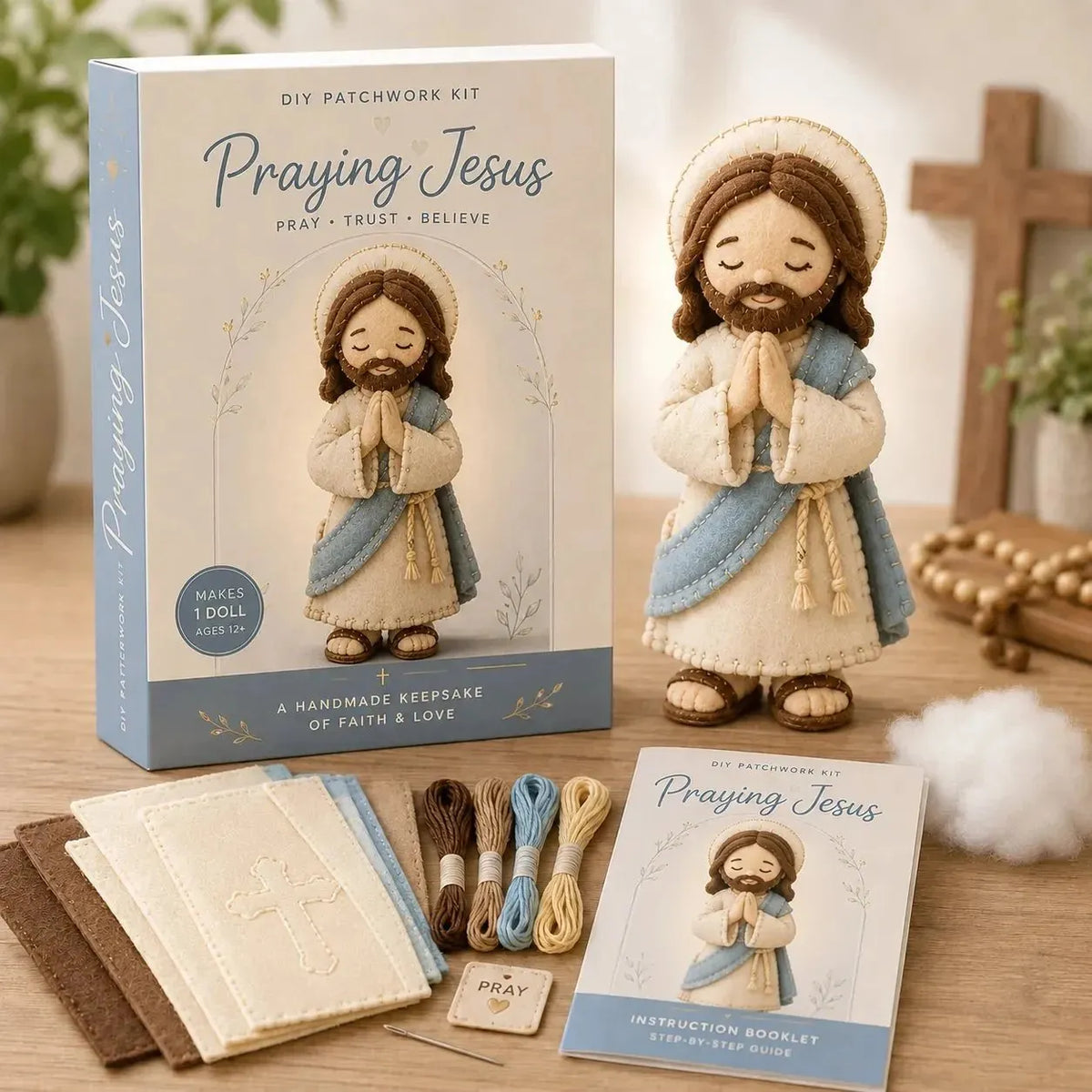 🔥HOT SALE🔥LAST DAY 50% OFF - ✝️ Faith & Blessings DIY Patchwork Kit
