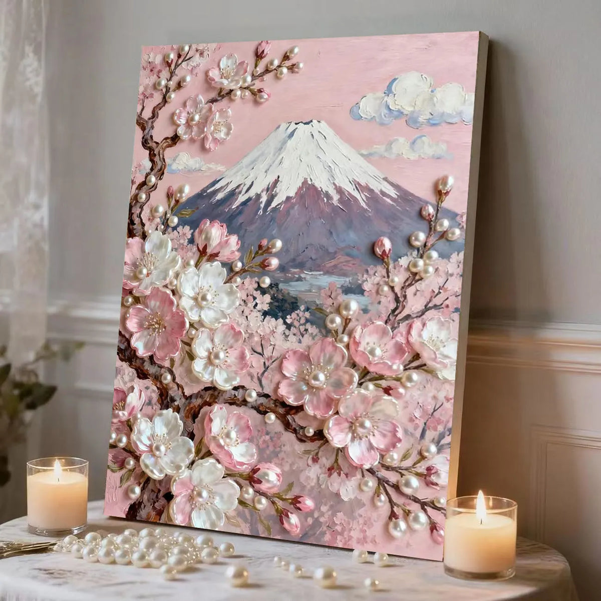 ✨ Create Stunning Pearl Art Easily | Relaxing DIY Gem Painting Wall Decor