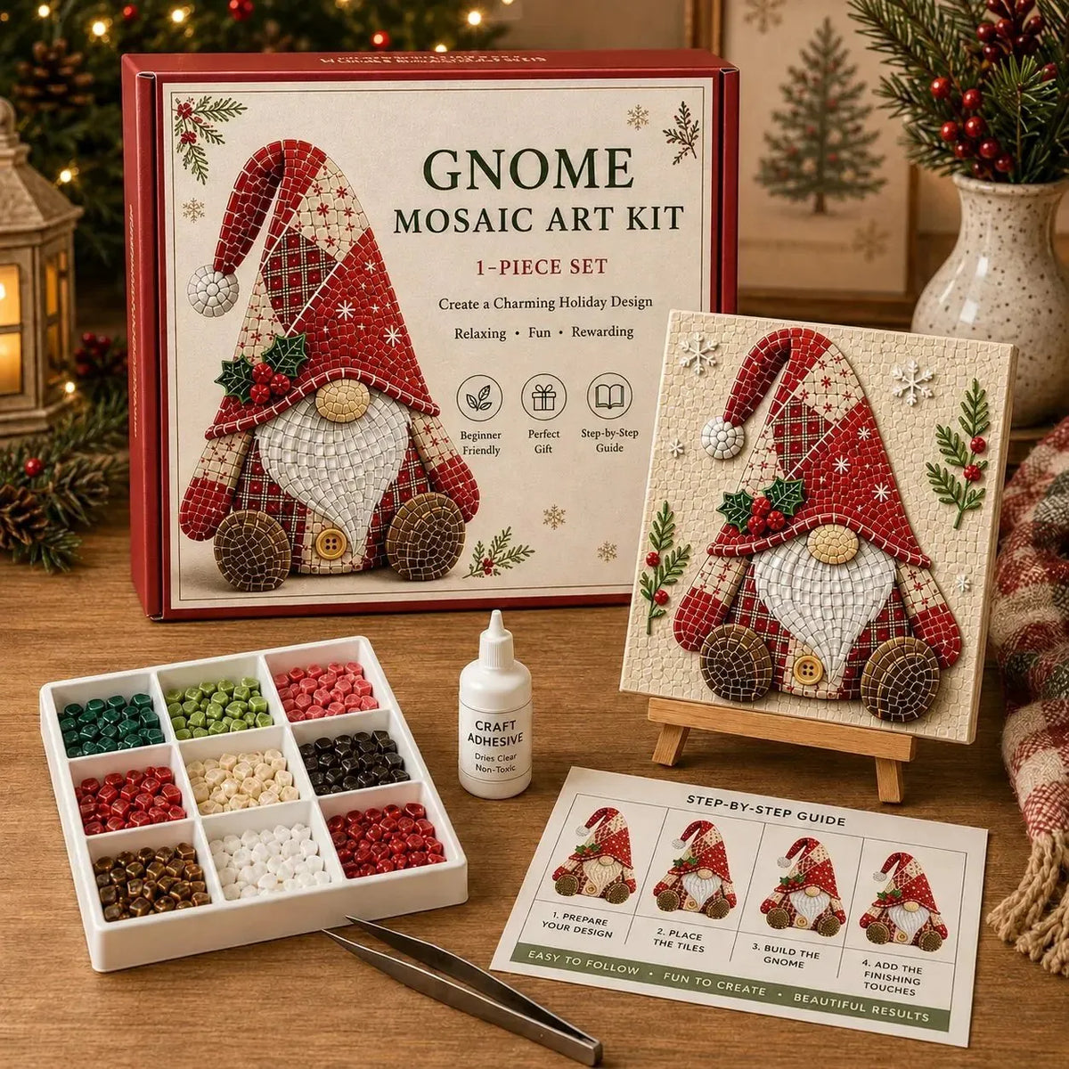 🔥HOT SALE 49% OFF -  DIY🌸Gnome Mosaic Art Kit – Create Your Own Charming Handmade Masterpiece
