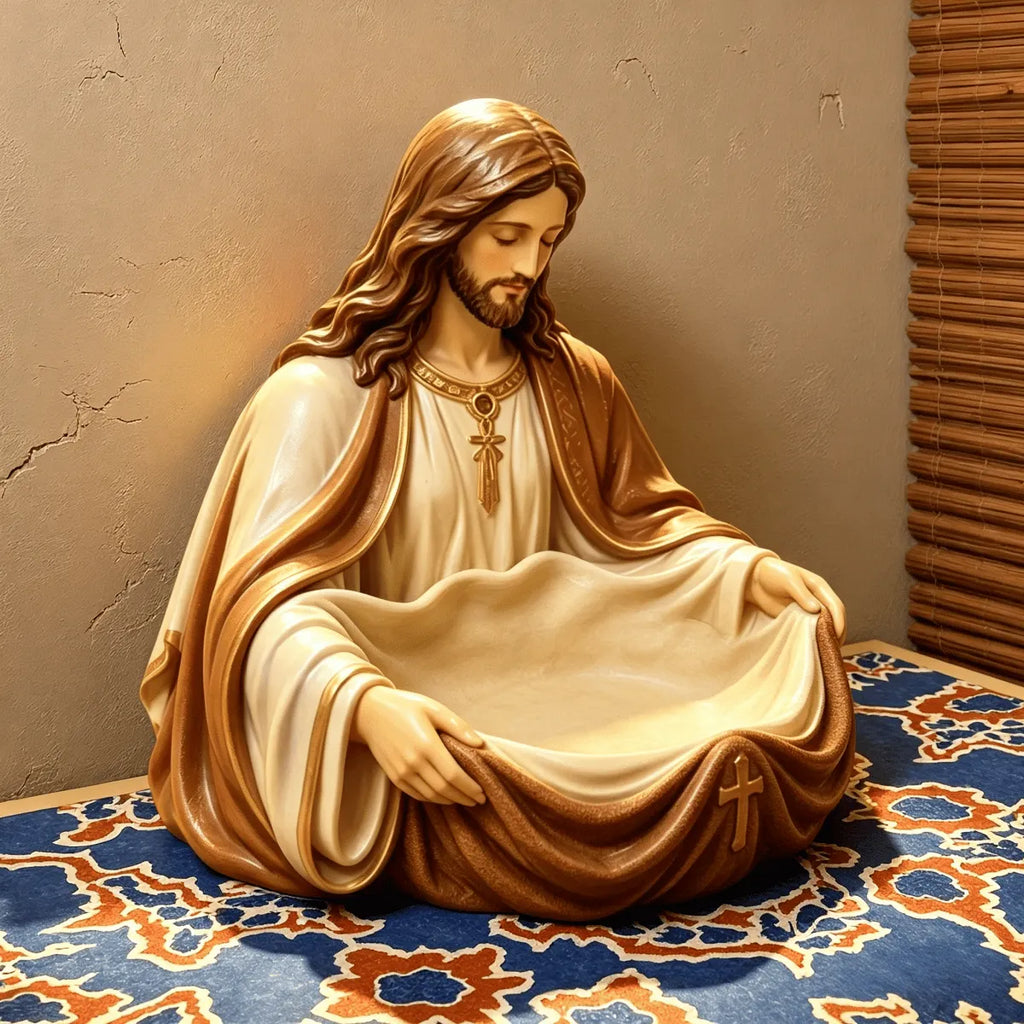 Handmade Jesus Storage Bowl