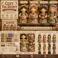 🎁Last Day:49% OFF🧵 Tiny Worlds Collection – Patchwork DIY Kit Series