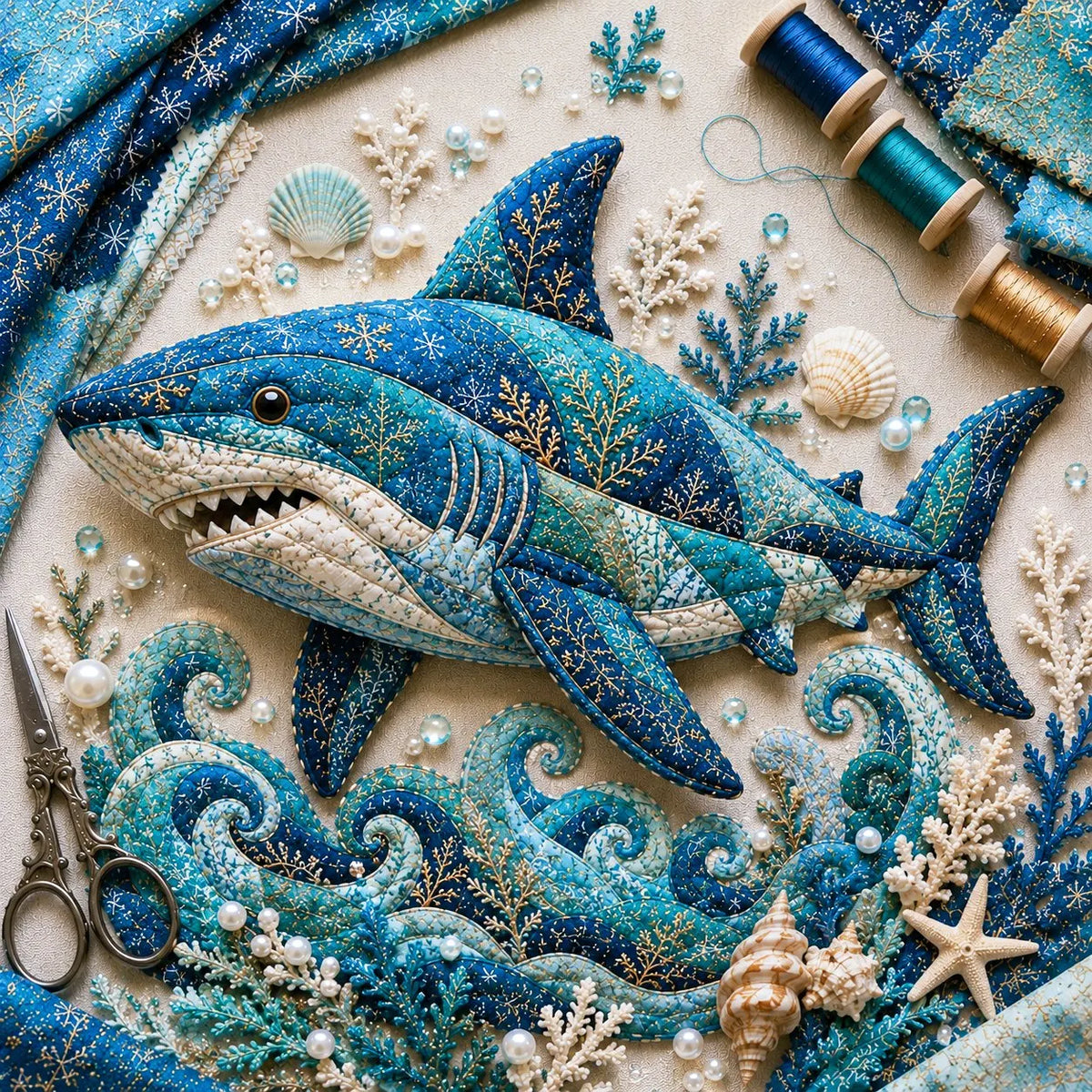🌊Ocean Patchwork DIY Kit