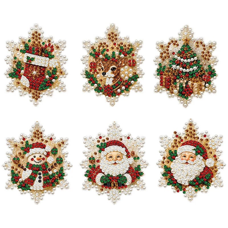 🎄 DIY Diamond Painting Ornaments | Christmas Set