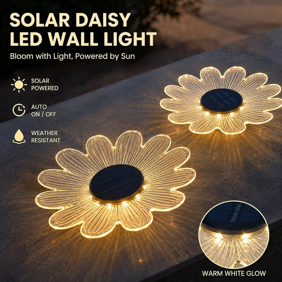 Sunflower Modern LED Wall Lamp