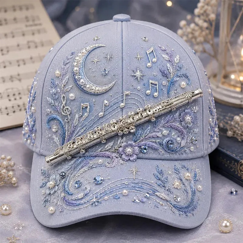 🔥LAST DAY 49% OFF - 🎵✨ 3D Musical Instrument Embroidery Cap