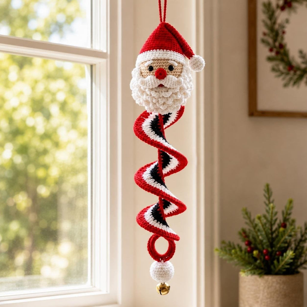 🎅🌲Crochet Snowman Spiral Oranment DIY Kit