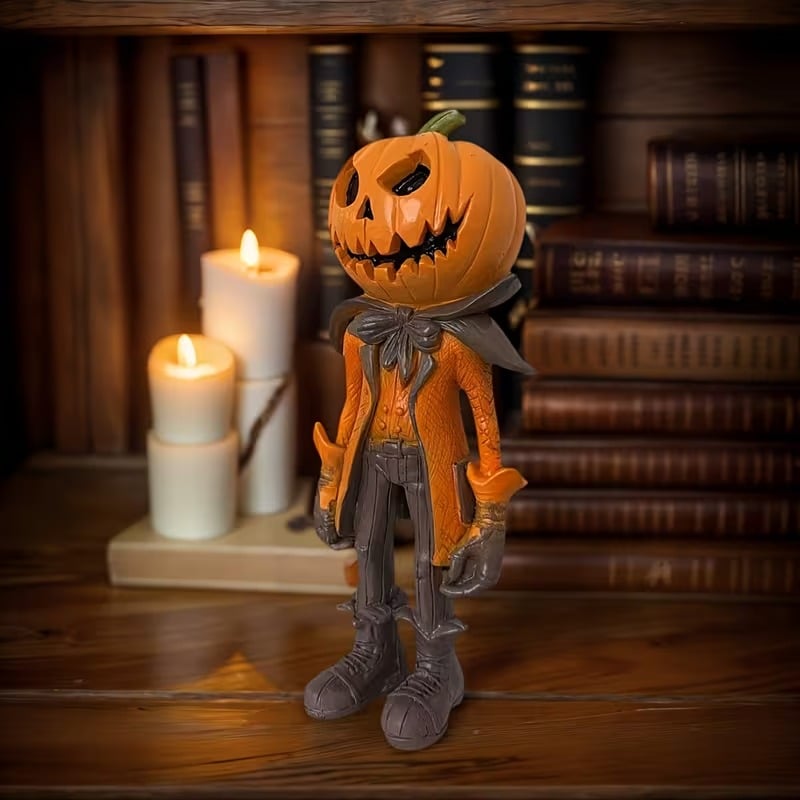 🎁🎉Only $28.99 This Week🌟👻Halloween Pumpkin Man Figurine/Decoration🎃
