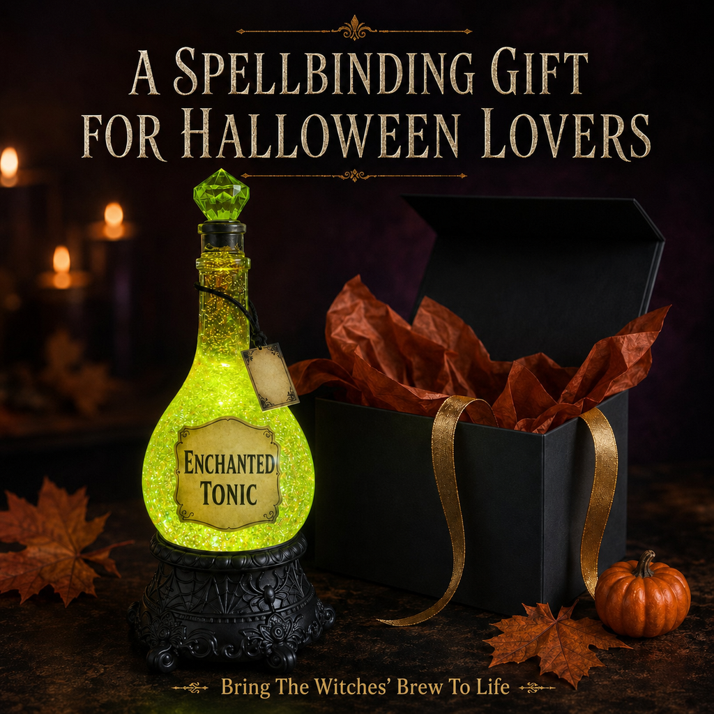 🔥Last Day 49% OFF -🧙✨Lighted Enchanted Tonic Poison Bottle Glitter Globe