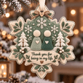 🧶Handcrafted Felt Holiday Ornament