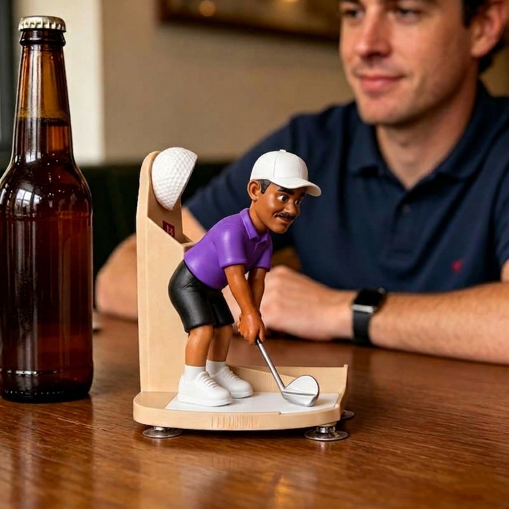 Creative Figure Cap Launcher Game for Home Bar & Man Cave Best Gift for Him
