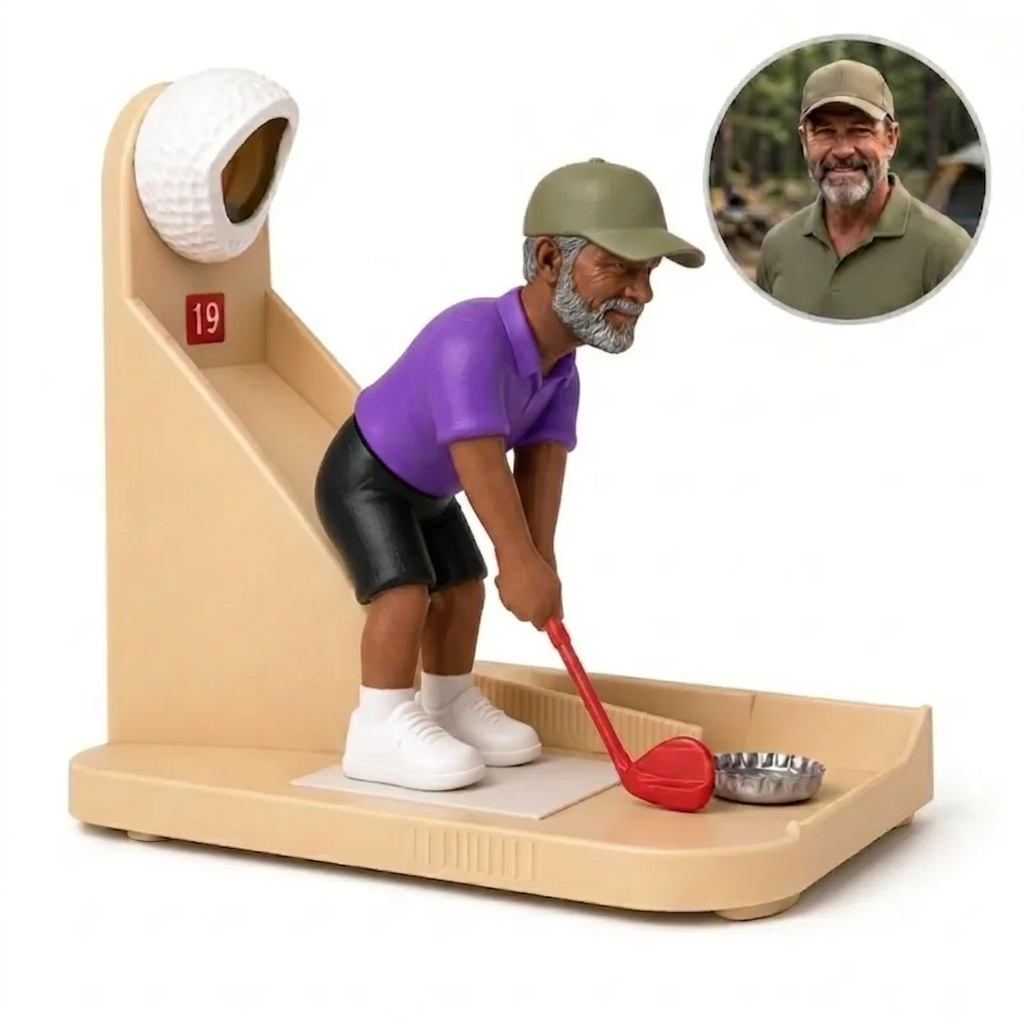 Creative Figure Cap Launcher Game for Home Bar & Man Cave Best Gift for Him