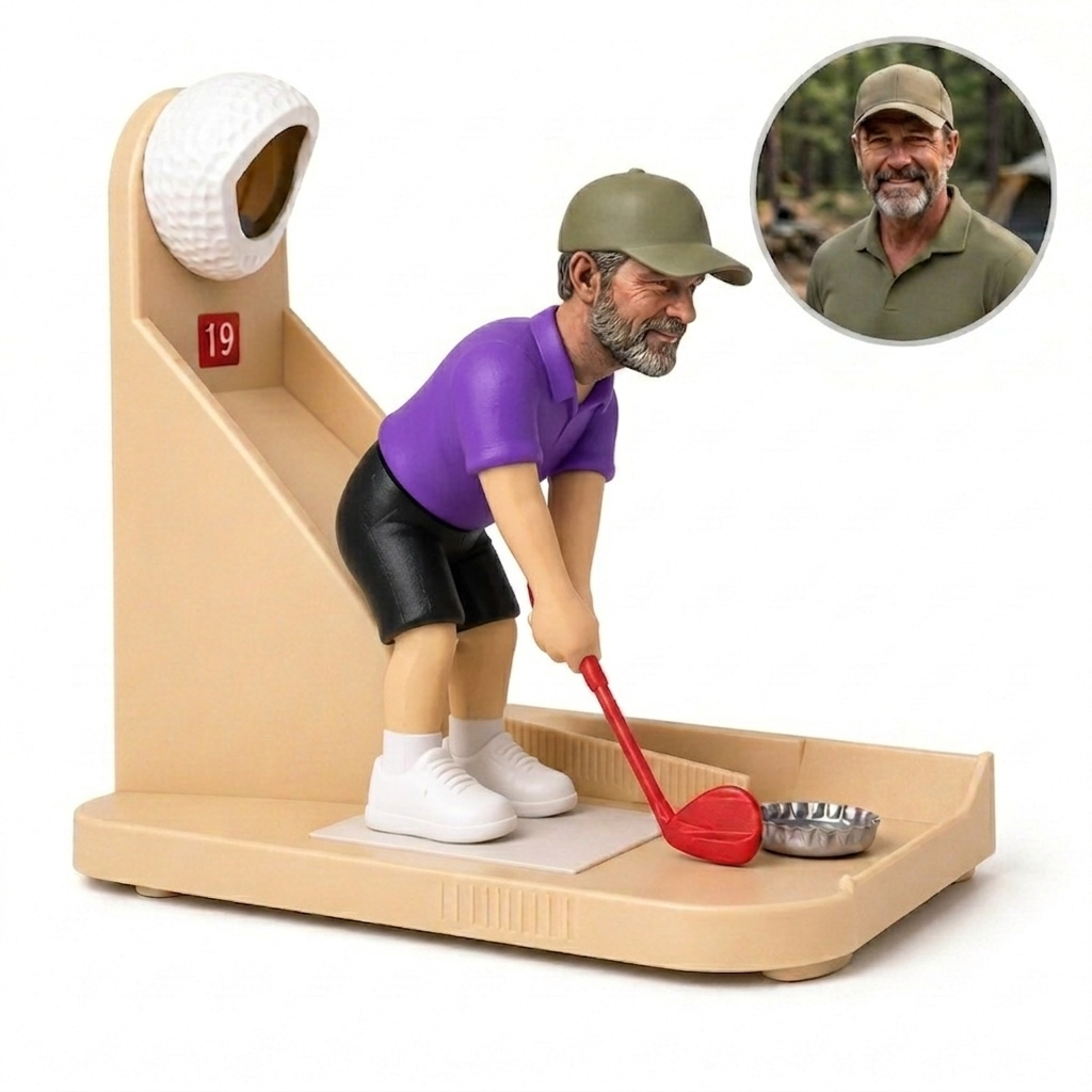Creative Figure Cap Launcher Game for Home Bar & Man Cave Best Gift for Him