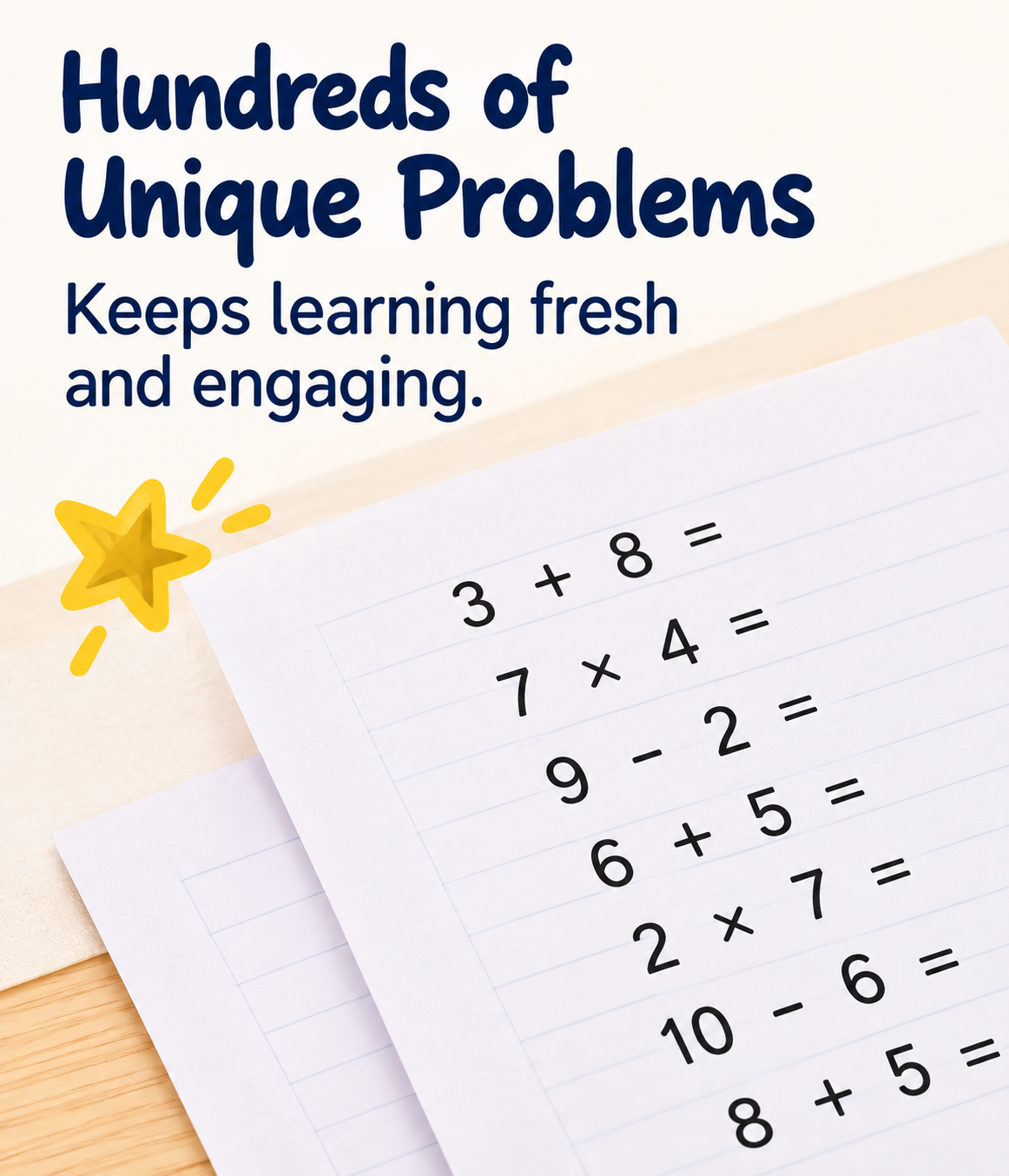 4 in 1 Math Practice Stamp