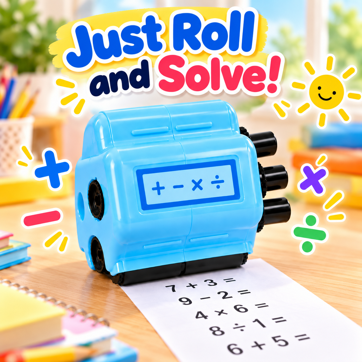 4 in 1 Math Practice Stamp