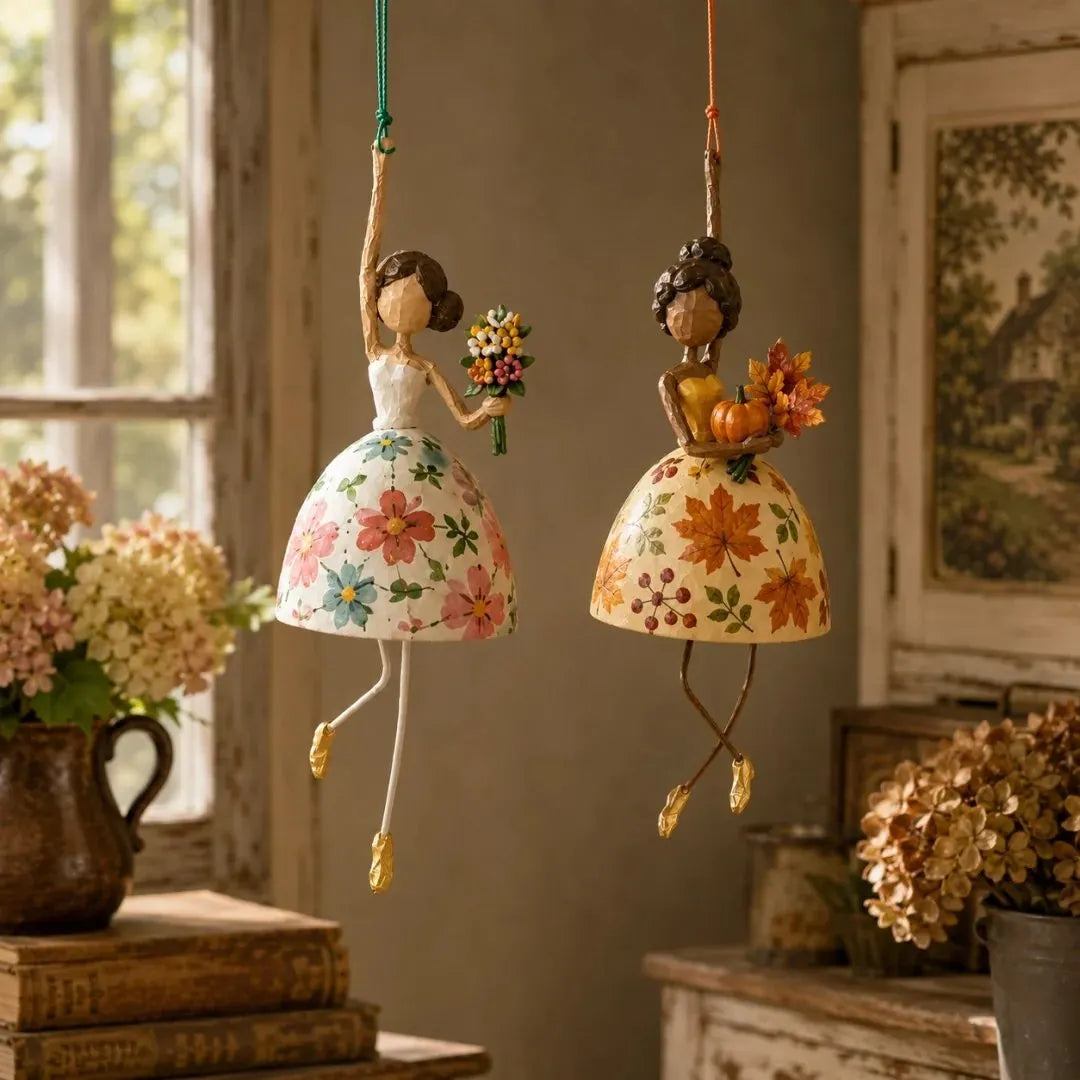 Whimsical Dancing Lady Hanging Ornament