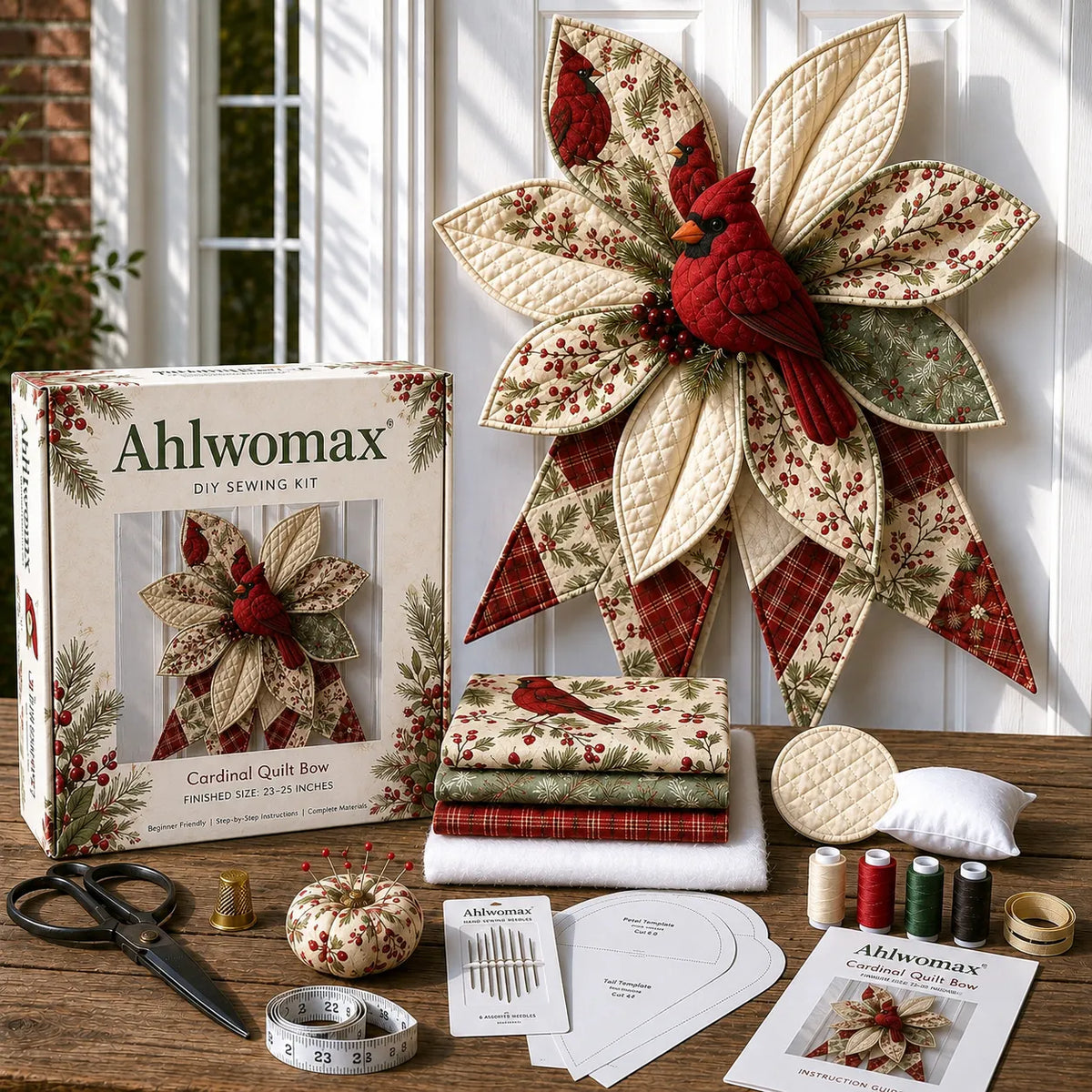 🔥 Last Day 50% OFF - Large Patchwork Bow Sewing Kit