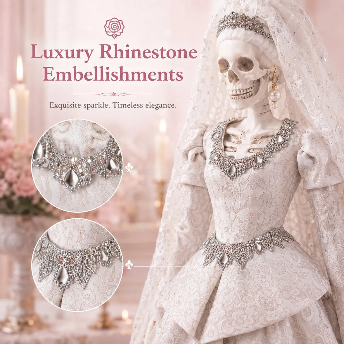👰‍♀️Halloween Skeleton Bride Statue (Free Shipping)