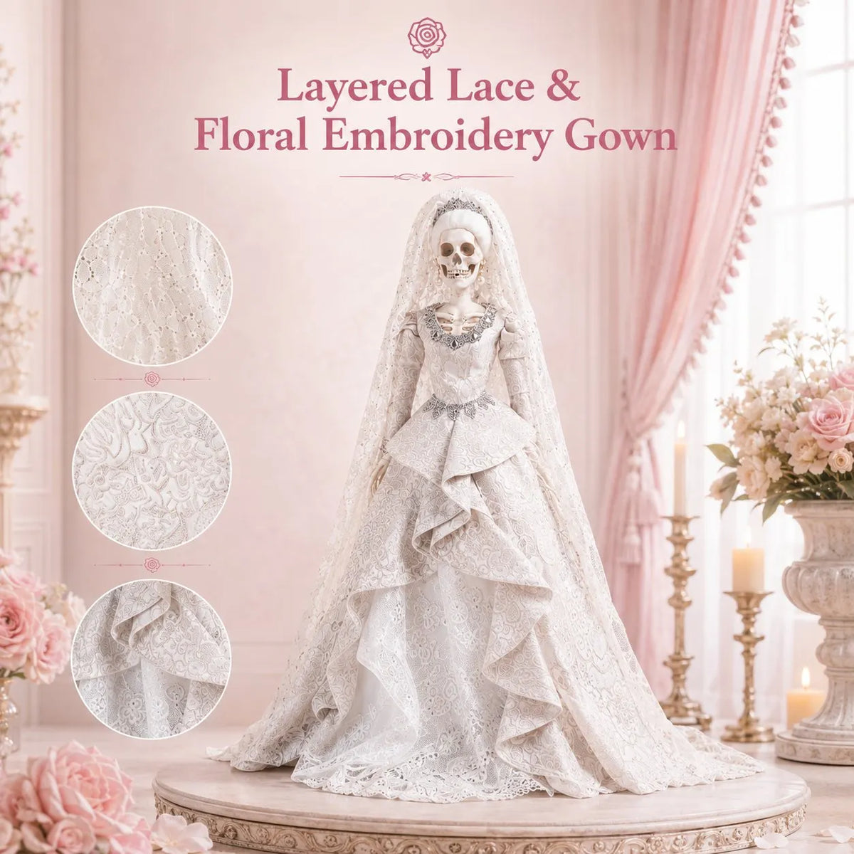👰‍♀️Halloween Skeleton Bride Statue (Free Shipping)