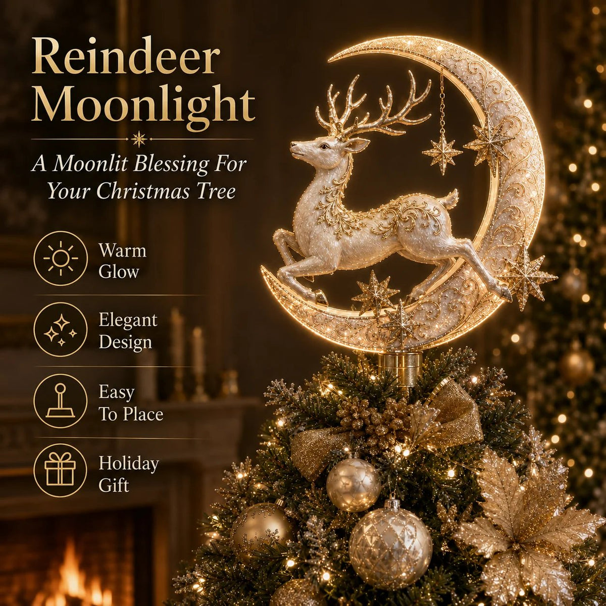 🎄Meaningful Christmas Tree Topper CollectionTM – Lighted Holiday Keepsakes