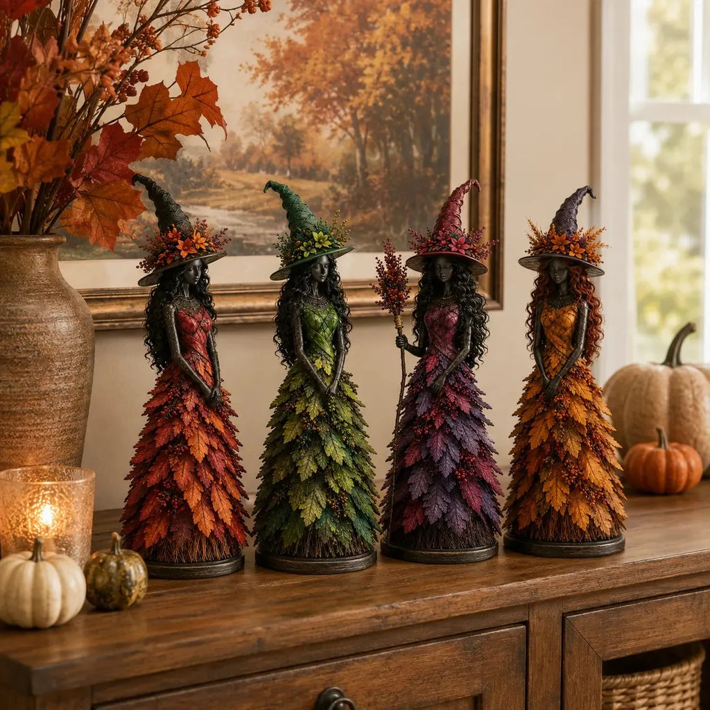 💥LAST DAY 49% OFF - 🧙 Enchanted Autumn Witch Figurine (📦Buy 2 Free Shipping)