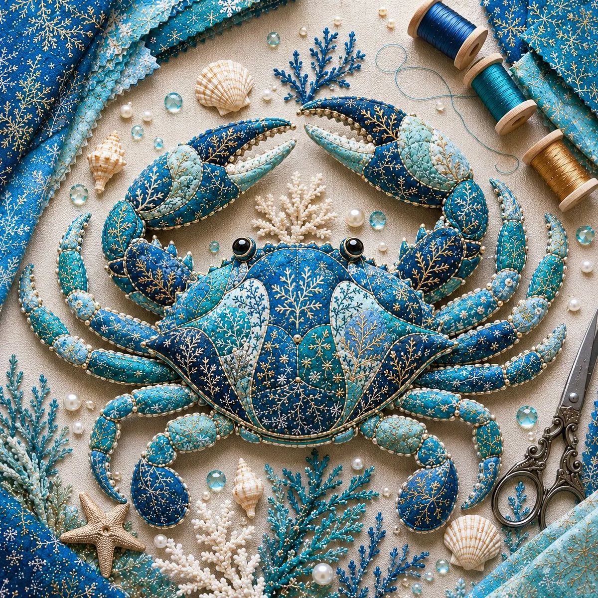 🌊Ocean Patchwork DIY Kit
