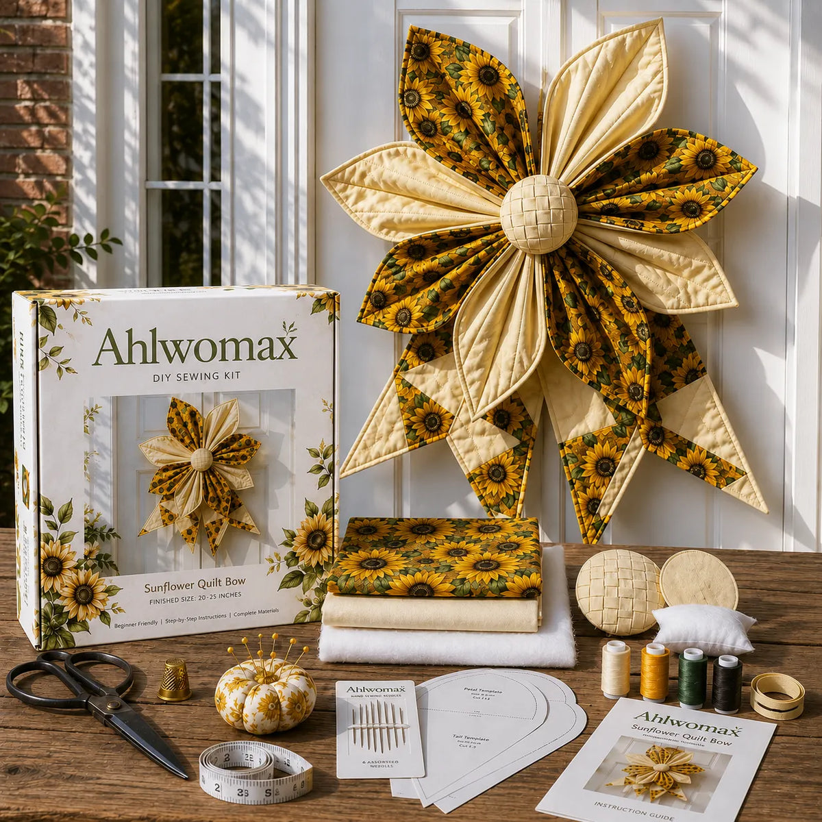 🔥 Last Day 50% OFF - Large Patchwork Bow Sewing Kit