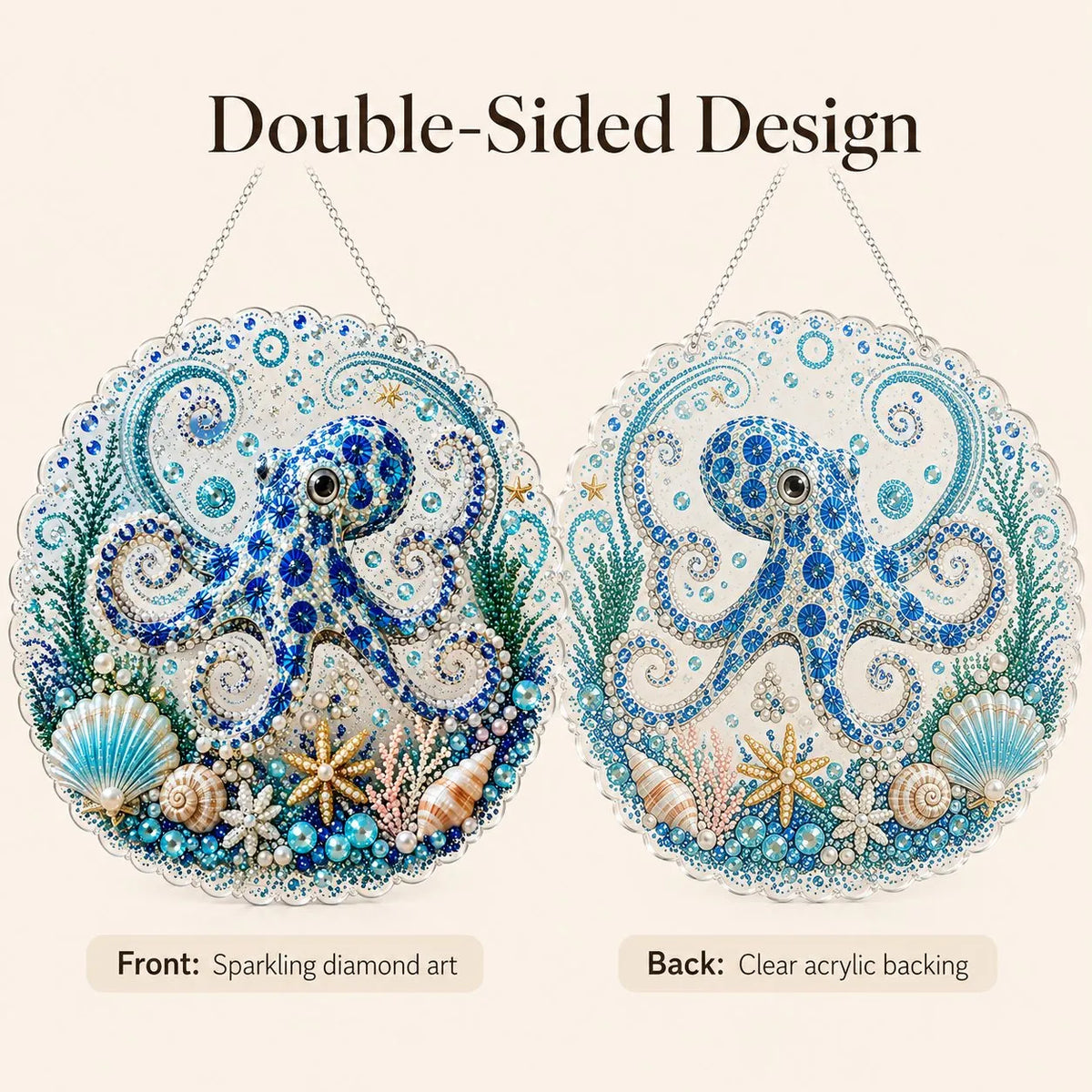 🔥 Last Day 49% OFF - 🌊✨Ocean Pearl Art DIY Hanging Ornament Kit(📦Buy 2 Free Shipping)