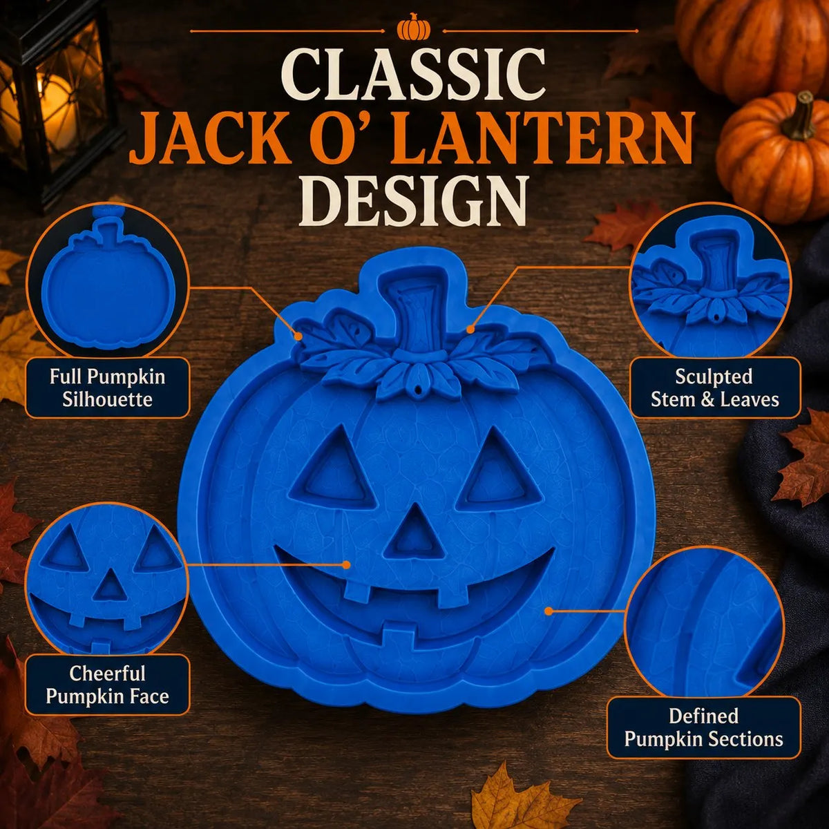 💥 LAST DAY 49% OFF - 🎃 Reusable Pumpkin Garden Stepping Stone Mold – Make Your Halloween Garden Truly One of a Kind (📦Buy 2 Free Shipping)
