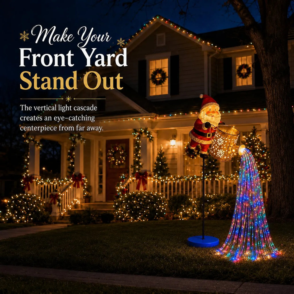 Solar Santa Waterfall Christmas Light🎅🔥