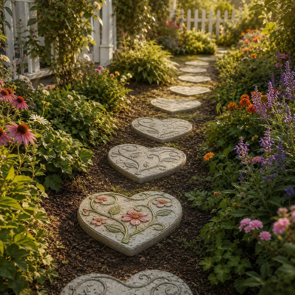 💥 LAST DAY 49% OFF – 🌿 Reusable Decorative Garden Stepping Stone Mold – Make Your Garden Truly One of a Kind (📦 Buy 2, Get Free Shipping)