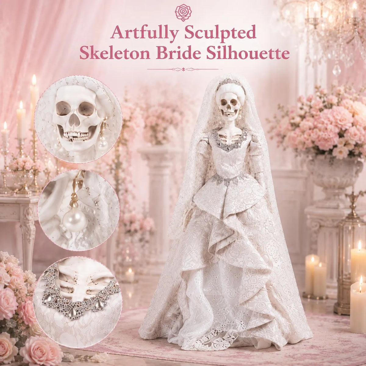 👰‍♀️Halloween Skeleton Bride Statue (Free Shipping)