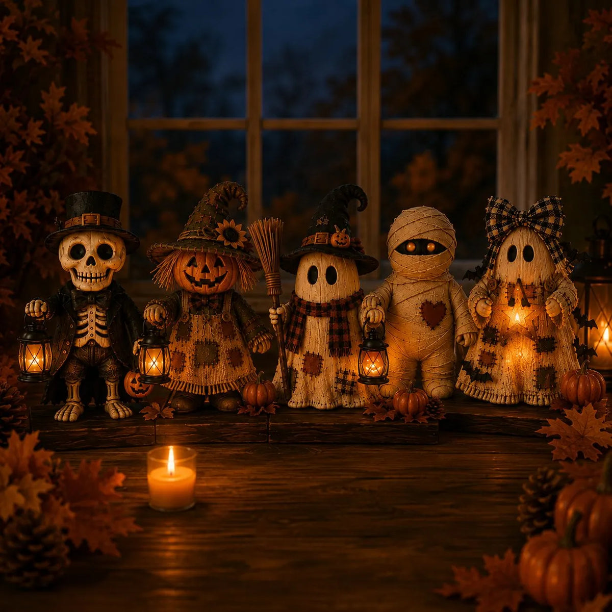 👻Halloween Wooden Monster Decorations