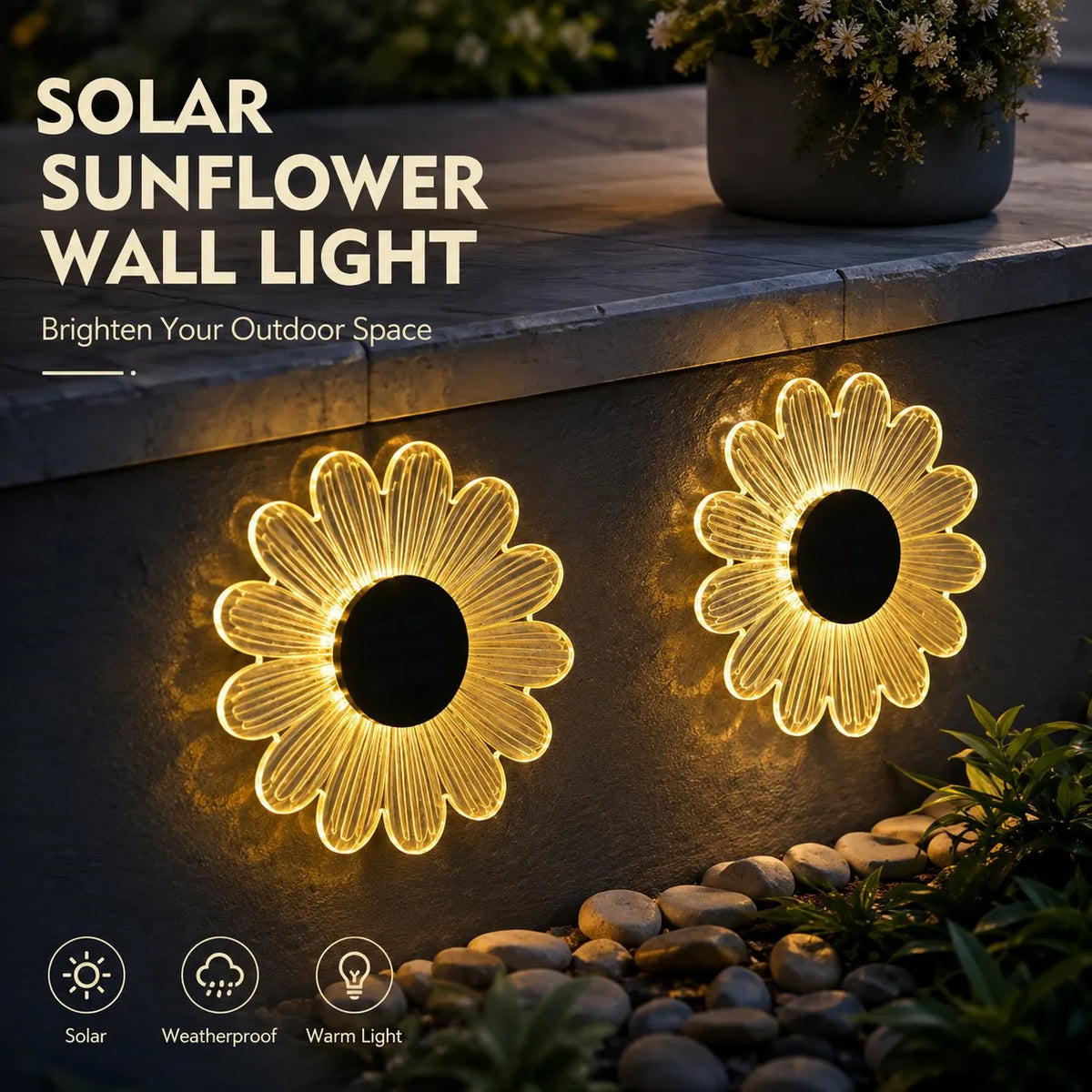 Sunflower Modern LED Wall Lamp