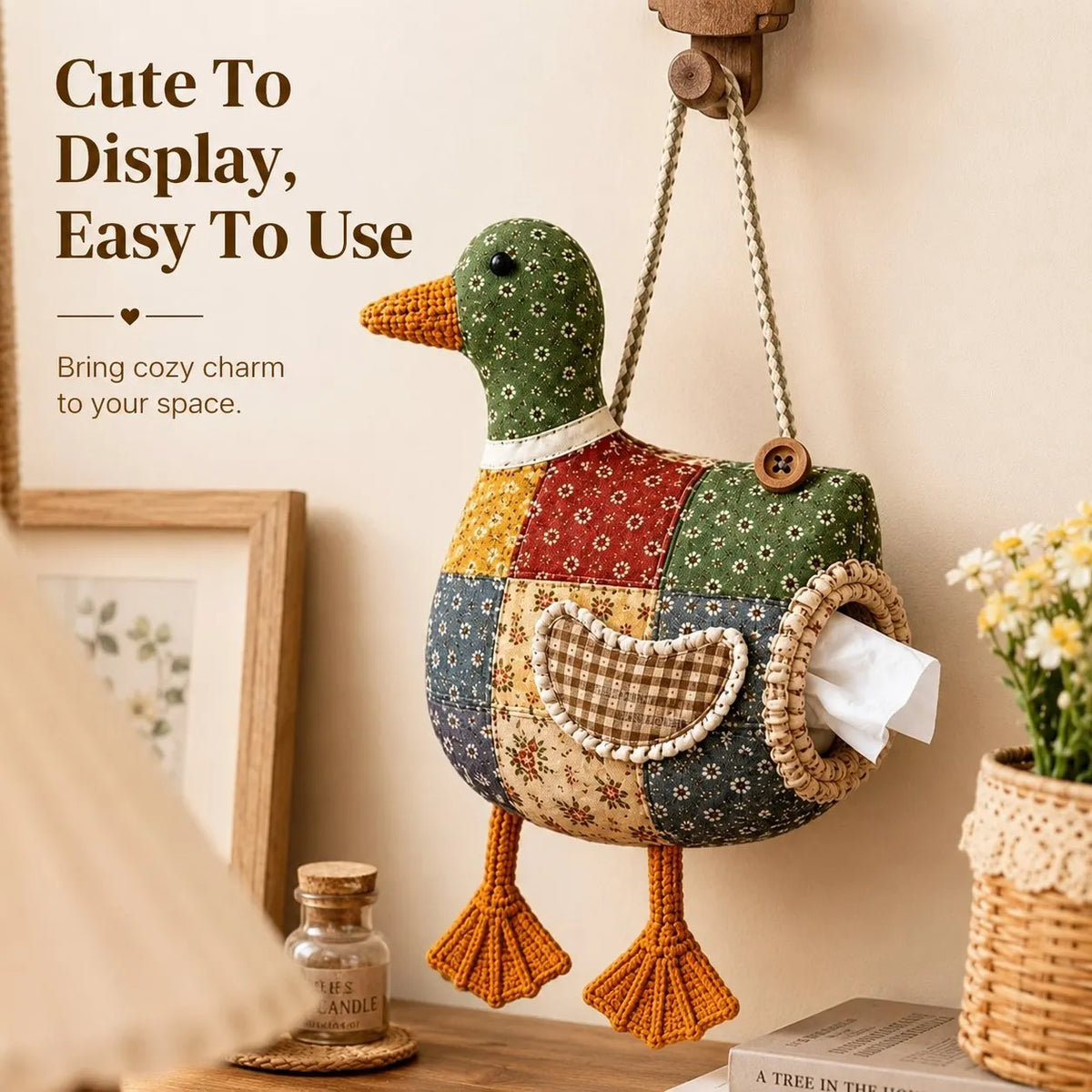 DIY Patchwork Animal Tissue Box